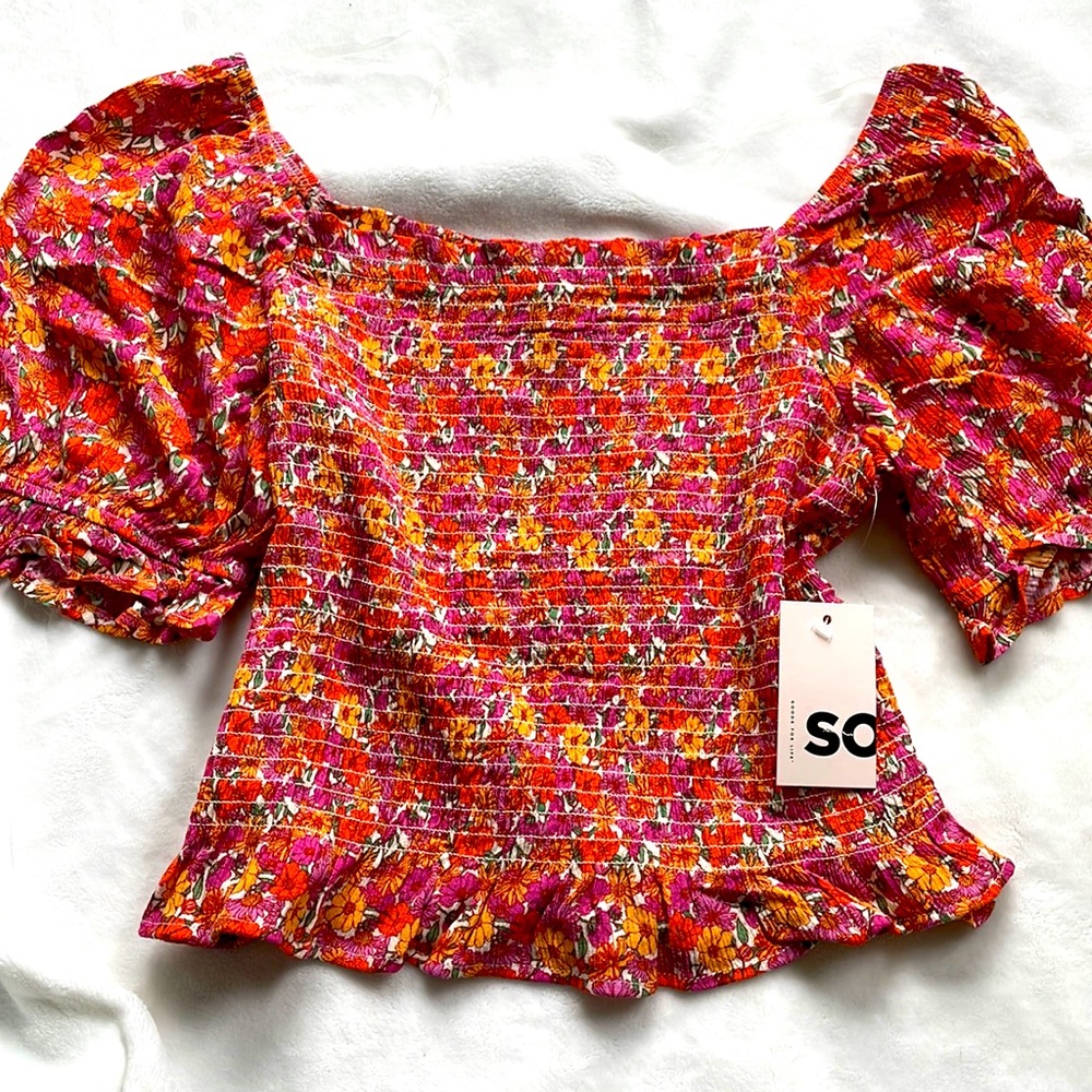 Floral Crop Top